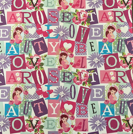 Vintage Market - Sandylion - Beauty, Love & Roses 12x12 Paper