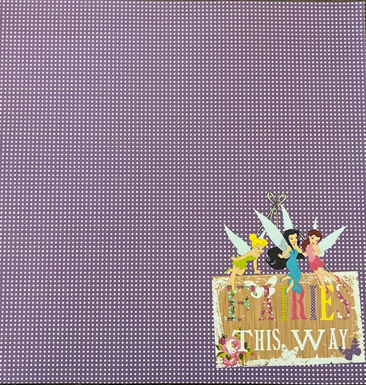 Vintage Market - Sandylion - Fairies This Way 12x12 Paper