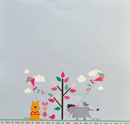 Vintage Market - Sandylion - Pooh's Kite Day 12x12 Paper