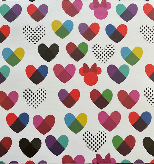 Vintage Market - Sandylion - Minnie Hearts & Happiness 12x12 Paper