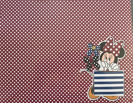 Vintage Market - Sandylion - Minnie’s Shopping Surprise 12x12 Paper