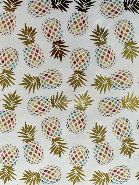 Vintage Market - Recollections - Golden Pineapple Paradise 12x12 Paper