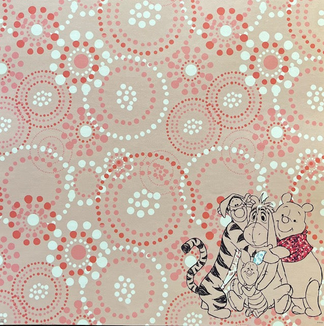 Vintage Market - Sandylion - Pooh's Circle of Friends 12x12 Paper