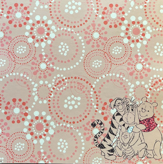 Vintage Market - Sandylion - Pooh's Circle of Friends 12x12 Paper