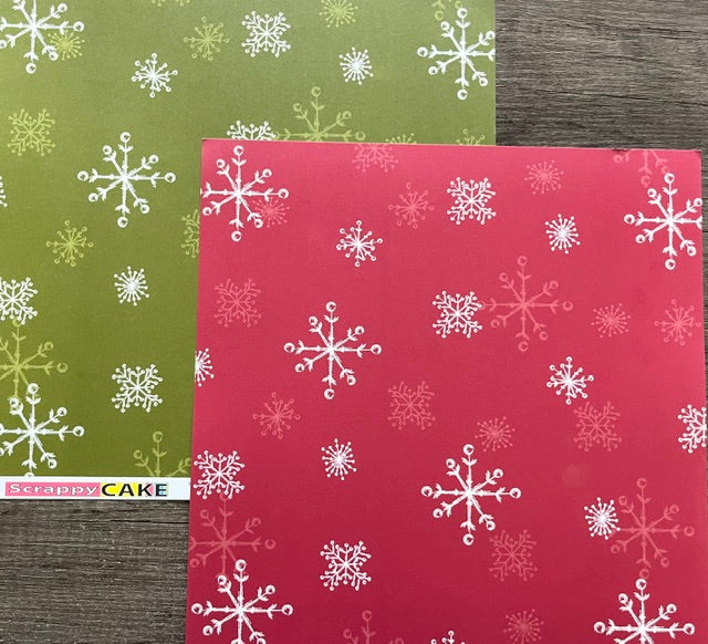 Vintage Market - Scrappy Cake - Winter Wonderland 12x12 Double Sided Paper