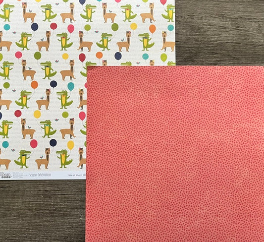 Vintage Market - Jillibean Soup - Bite of Blast 12x12 Double-sided Paper