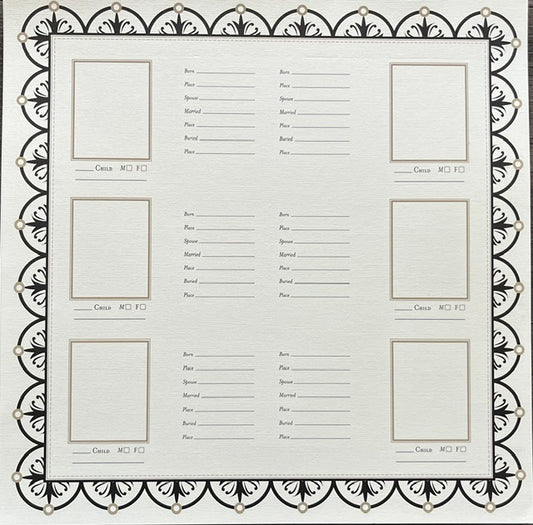 Vintage Market - Bazzill Basics - Family Group Chart #1