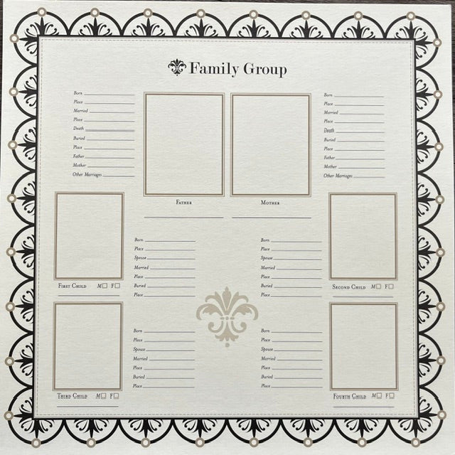 Vintage Market - Bazzill Basics - Family Group Sheet #2
