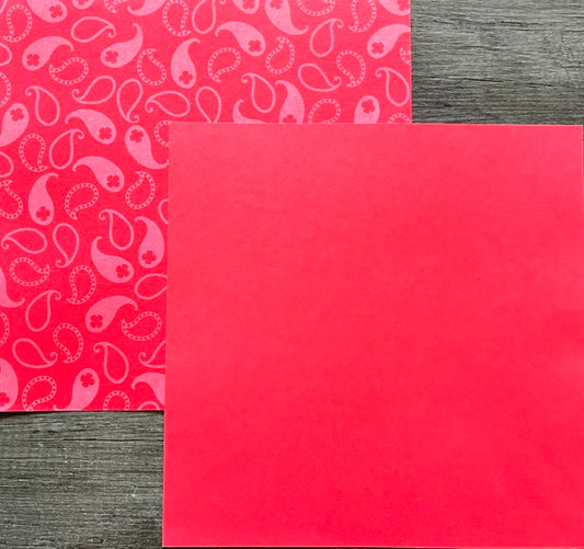 Vintage Market - Paisley Pop 12x12 Double-Sided Paper