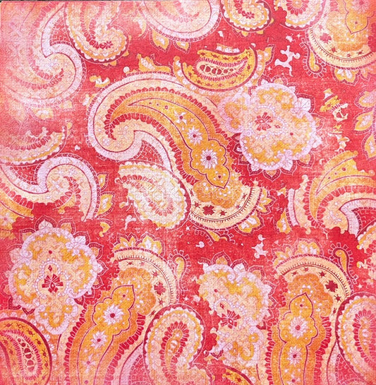 Vintage Market - Sunset Paisley Bliss 12x12 Single-Sided Paper (2 Sheets)