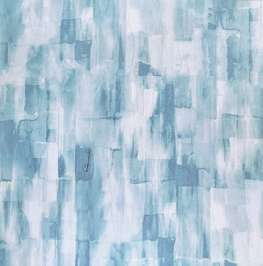 Vintage Market - Snow Pines - Frozen Watercolor Mist 12x12 Single-Sided Paper