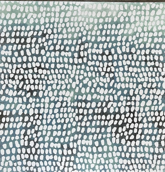 Vintage Market - Snow Pines - Frosted Pebble Path 12x12 Single-Sided Paper
