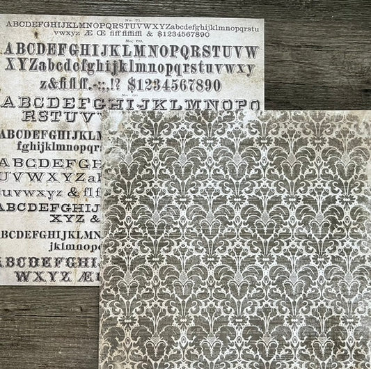 Vintage Market - idea-ology - Gentlemen's Gallery 12x12 Double-Sided Paper
