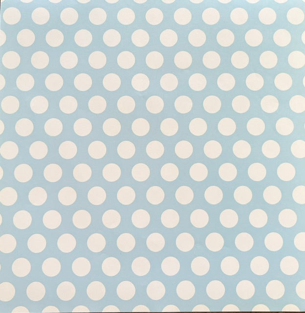 Vintage Market - Paddywack - Baby Blue Bubbles 12x12 Single-Sided Paper