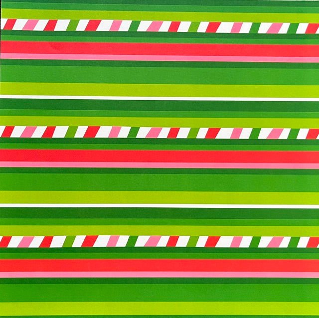 Vintage Market - Mambi - Peppermint Parade 12x12 Single-Sided Paper
