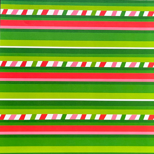 Vintage Market - Mambi - Peppermint Parade 12x12 Single-Sided Paper