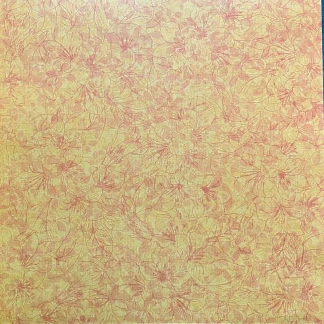 Vintage Market - Blushing Wildflowers 12x12 Single-Sided Paper
