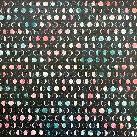 Vintage Market - American Crafts - Cosmic Dot Phases 12x12 Single-Sided Paper