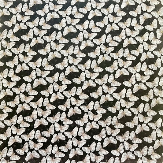Vintage Market - Midnight Flutter 12x12 Single-Sided Paper