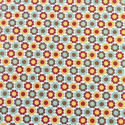Vintage Market - Flower Power Confetti 12x12 Single-Sided Paper