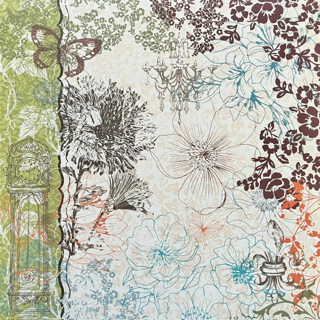 Vintage Market -Timeless Garden Gallery 12x12 Single-Sided Paper