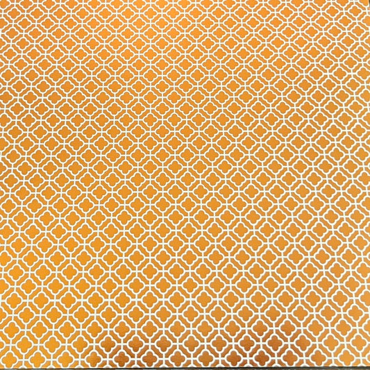 Vintage Market - Copper Cottage Trellis 12x12 Single-Sided Paper