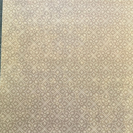 Vintage Market - Heirloom Tile Garden 12x12 Single-Sided Paper