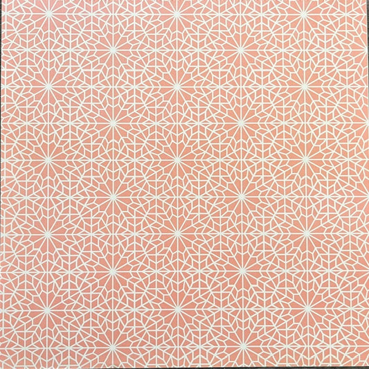 Vintage Market - Blush Crystal Lattice 12x12 Single-Sided Paper