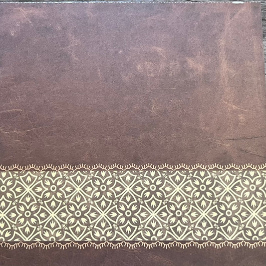 Vintage Market - Mocha Manor Banner 12x12 Single-Sided Paper