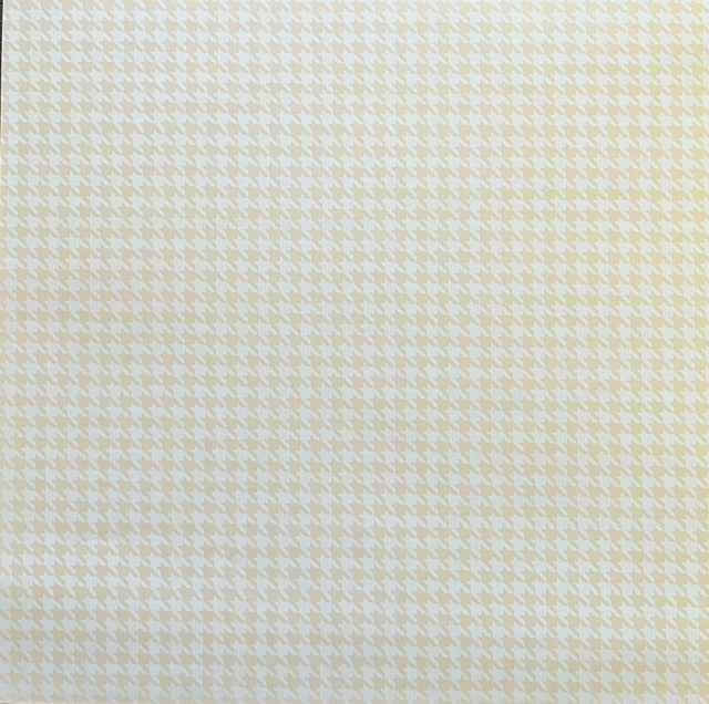 Vintage Market - Cream & Sugar Checks 12x12 Single-Sided Paper