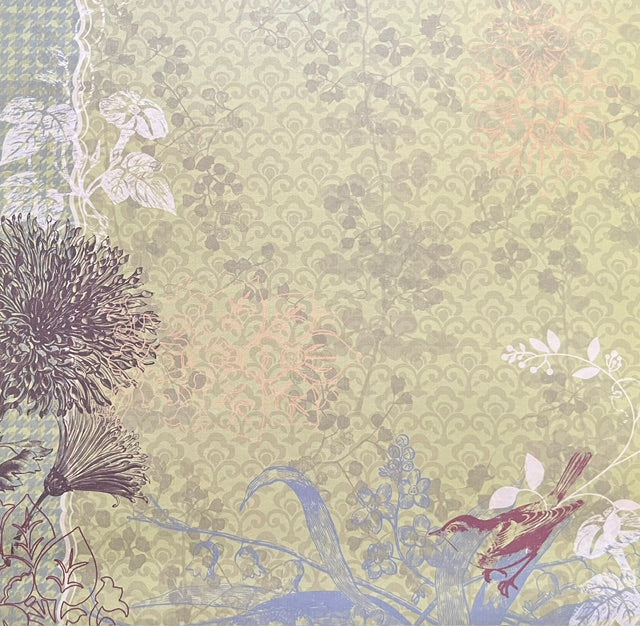 Vintage Market - Whispers OF The Garden 12x12 Single-Sided Paper