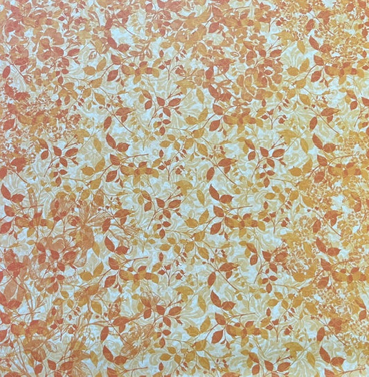 Vintage Market - Autumn Ember Blossoms 12x12 Single-Sided Paper