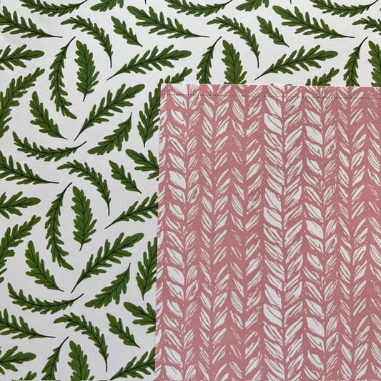 Vintage Market - COLORBOK - Palm Frond Paradise 12x12 Double-Sided Paper