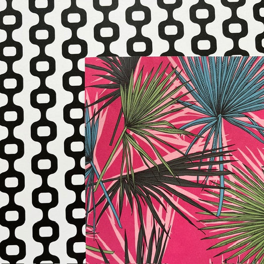 Vintage Market - COLORBOK - Retro Palm Paradise 12x12 Double-Sided Paper