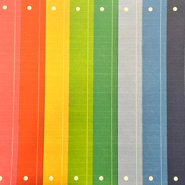 Vintage Market - Recollections _ rainbow Roll Call 12x12 Single-Sided Paper