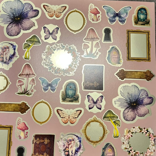 Vintage Market - Recollections - Enchanted Fairy Keepsakes 12x12 Single-Sided Paper