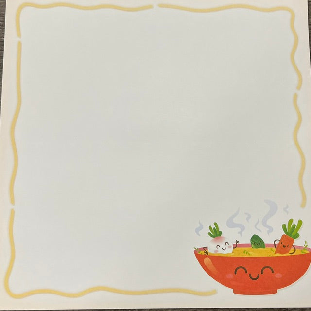 Vintage Market - Recollections - Soup-er Sweet Moments 12x12 Single-Sided Paper