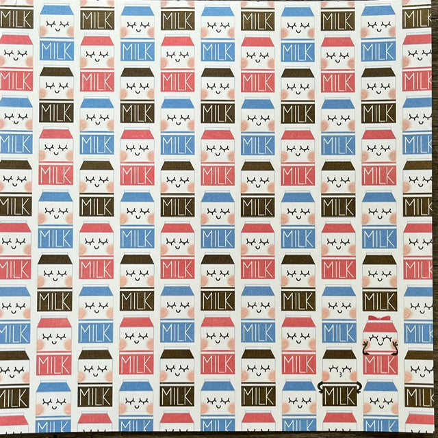 Vintage Market - Recollections - Sparkling Milk Parade 12x12 Single-Sided Paper