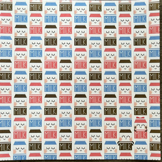 Vintage Market - Recollections - Sparkling Milk Parade 12x12 Single-Sided Paper