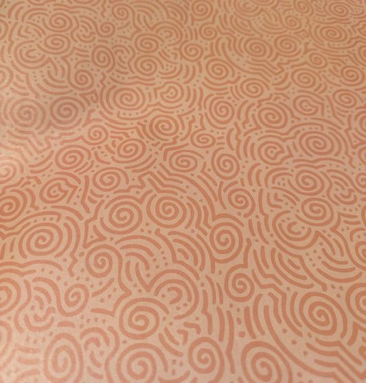 Vintage Market - American Traditional Designs - Orange Swirls 12x12 Paper