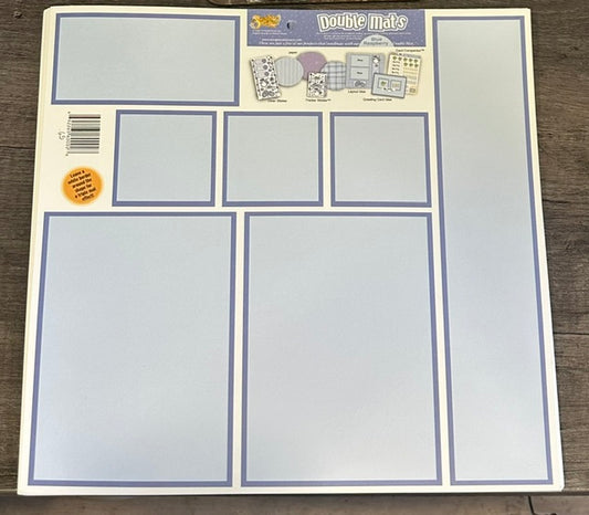 Vintage Market - Scrapbook Wizard - Blue Raspberry Double Mats