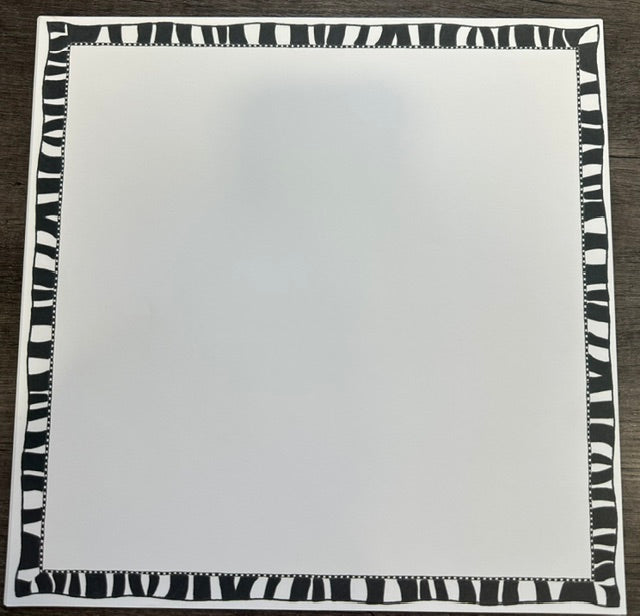 Vintage Market - Me & My BIG ideas - Zebra Frame 12x12 Paper