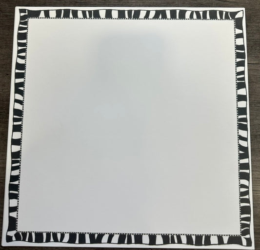 Vintage Market - Me & My BIG ideas - Zebra Frame 12x12 Paper