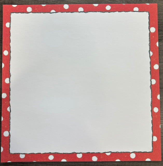 Vintage Market - Me & My BIG ideas - Cherry Dot Delight Frame 12x12 Paper
