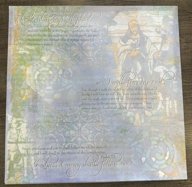 Vintage Market - Flair Designs - The Good Shepard 12x12 Paper