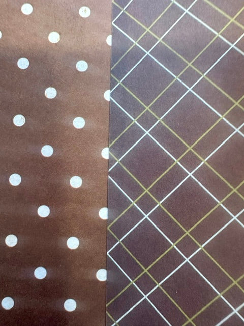 Vintage Market - Scenic Route Paper Co - Chestnut Plaid