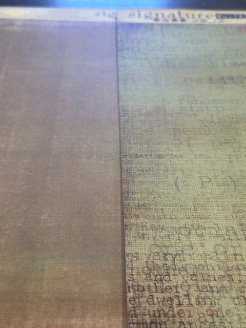 Vintage Market- My Mind's Eye - Defining a Family/Taupe 12x12 Paper