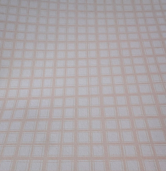 Vintage Market - Blushing Windowpane 12x12 Paper