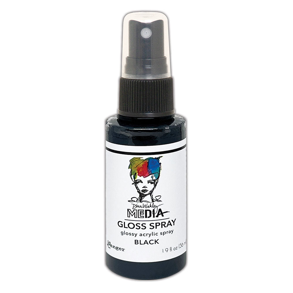 Dina Wakley - Gloss Spray _ Black