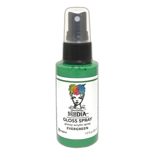 Dina Wakley- Gloss Spray-Evergreen